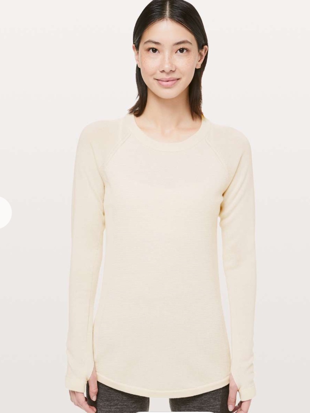 LULULEMON Sit in Lotus Sweater Beige Size 2-4